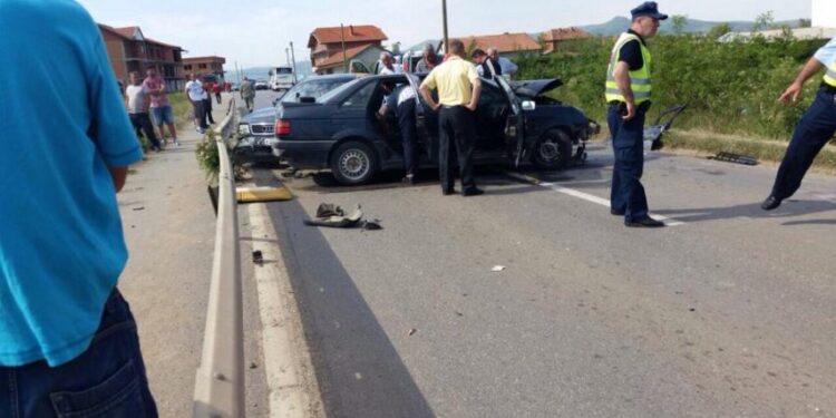Lëndohet një foshnje nga aksidenti në Drenas