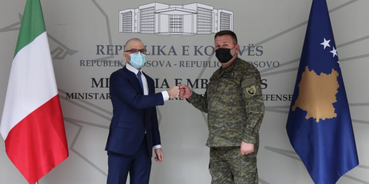 Gjeneral Rama priti ambasadorin italian në Kosovë, u zotuan për bashkëpunim