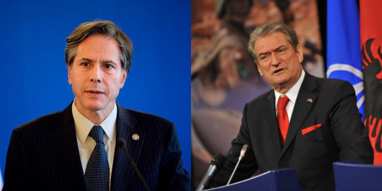 Sali Berisha: Kam udhëzuar avokatim time që të ngrejë padi ndaj Antony Blinken për shpifje