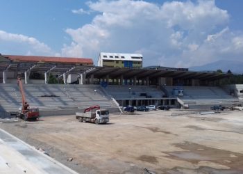 Edi Rama publikon pamje nga ndërtimi i stadiumit të Kukësit