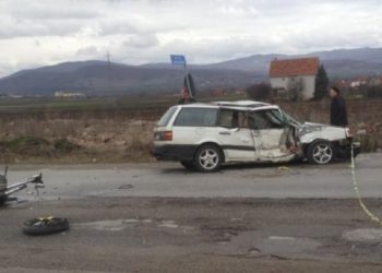 Vetaksident në Gjilan, lëndohen 2 persona