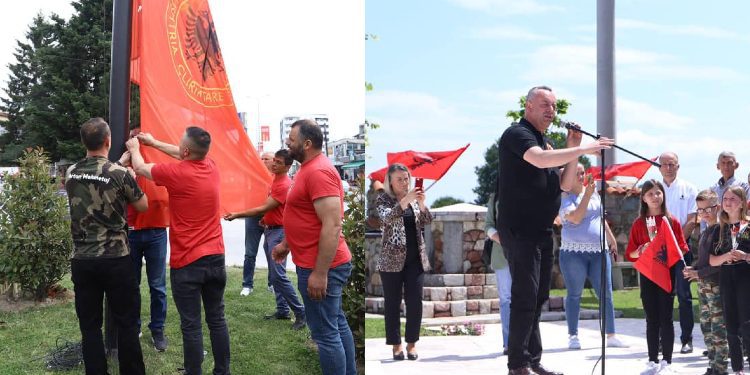 Në nderim të Ditës së Çlirimit, komuna e Deçan ngriti flamurin e UÇK-së
