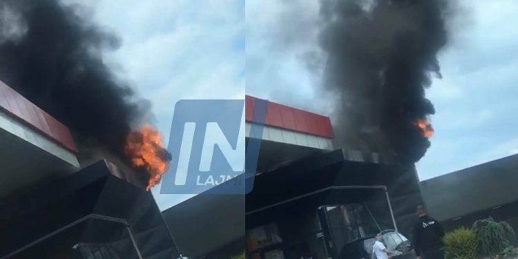 Kaplohet nga zjarri një pompë derivatësh në Deçan