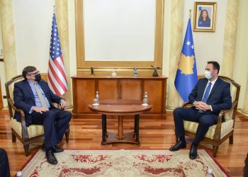 Konjufca takim me Palmer, u bisedua për përfshirjen e SHBA-ve në dialogun Kosovë – Serbi