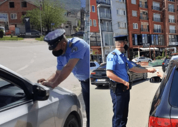 Policia ka shqiptuar 7 gjoba për mos respektimin e masave anti-Covid brenda 24 orëve