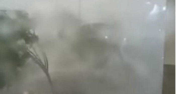 Pamje nga stuhia e fuqishme në Lipjan