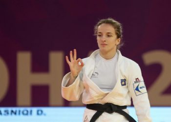 Distria Krasniqi është sportistja e parë që nis garën në “Tokyo 2020”