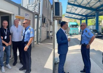 Sami Mazreku viziton pikën kufitare në Jarinje