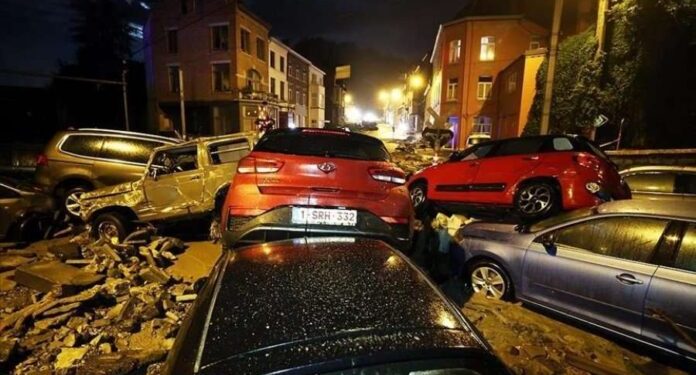 Reshjet e shiut shkaktojnë sërish përmbytje në Belgjikë