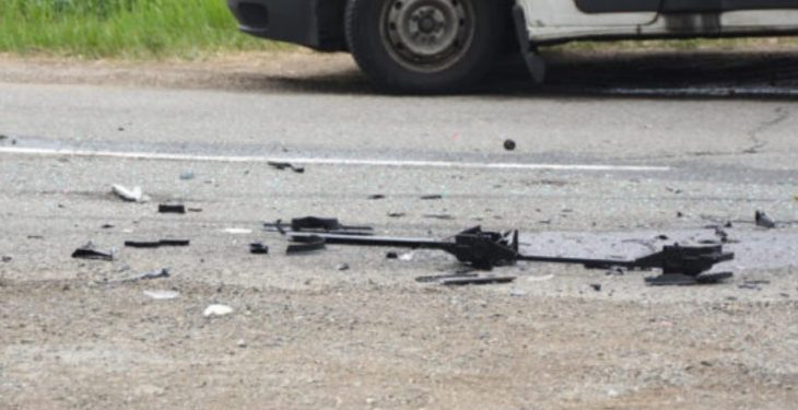 Aksident mes 2 veturave në rrugën Deçan-Gjakovë, njëra nga to i përket policisë