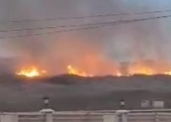 Zjarr në disa fshatra të Fushë Kosovës