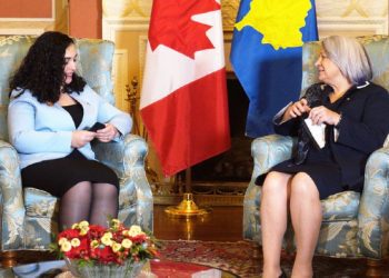 Osmani takoi Guvernatoren e Përgjithshme të Kanadasë, u bisedua për situatën aktuale