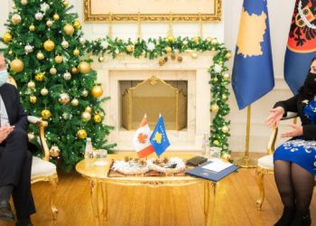 Osmani priti në takim ambasadorin jorezident të Kanadasë, u bisedua për bashkëpunim