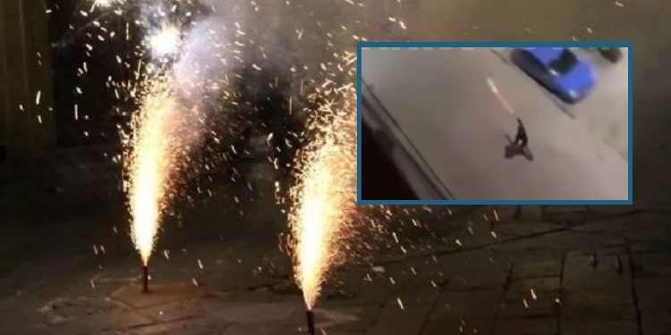 Në Fushë Kosovë, fëmijet rrezikojnë njëri-tjetrin duke u gjuajtur me fishekzjarre