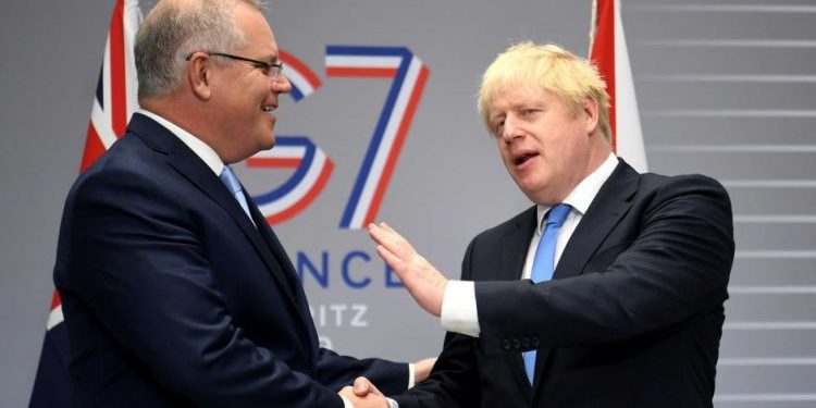 Australia dhe Britania e Madhe nënshkruajnë marrëveshje të tregtisë së lirë