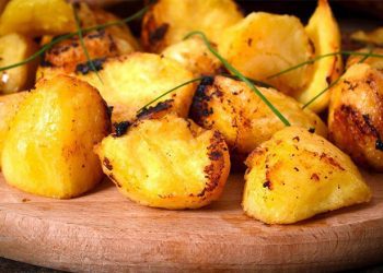 Patate të pjekura me vezë