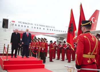 Presidenti i Turqisë Recep Tayyip Erdogan ka mbërritur në Shqipëri
