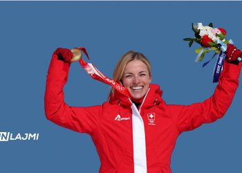 Gruaja e Valon Behramit fiton medaljen e parë të artë në Lojërat Olimpike