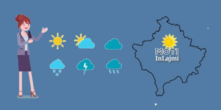 Nuk keni nevojë me marrë çadër sepse sot është moti me diell dhe vranësira