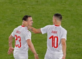 Xhaka, Shaqiri dhe Zeqiri në listën e Kombëtares së Zvicrës për muajin mars