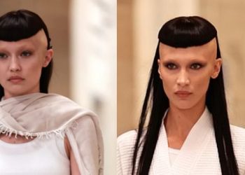 Motrat supermodele befasojnë me pamjen në sfilatën e re