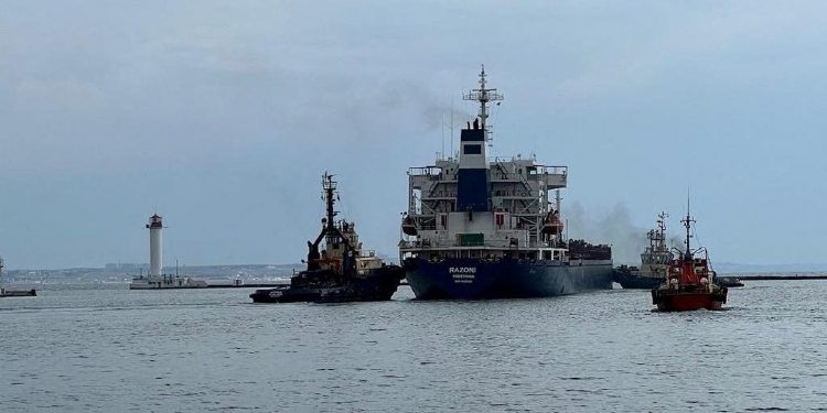 Nisen 3 anije nga portet e Ukrainës për bartjen e drithërave