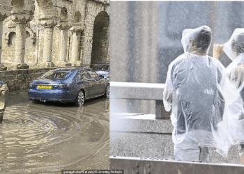 Britania e Madhe në rrezik, rreshjet e shiut bllokojnë vendin