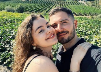 Kështu duket Valza Zhegrova krah bashkëshortit të saj më fustanin e bardhë