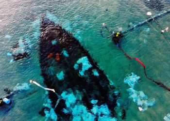 Del në sipërfaqe anija e fundosur rreth 1.000 viteve më parë në Izrael