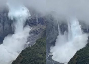 Shkrihen akullnajat në Kili, bien nga 200 metra lartësi (VIDEO)