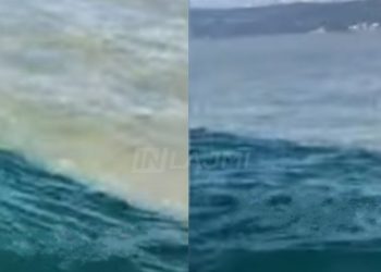 Një fenomen i rrallë në Shëngjin “2 dete” që nuk bashkohen (VIDEO)