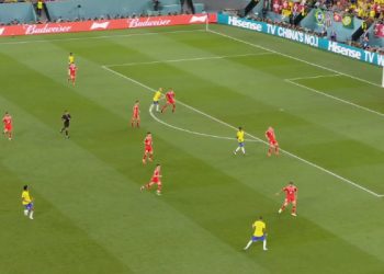 Përfundon pa gola pjesa e parë në mes Brazilit dhe Zvicrës