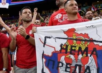 FIFA dënon Serbinë pas shfaqjes së hartës së Kosovës nën flamurin serb