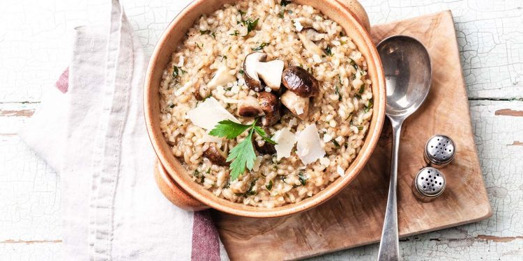 Rizoto me kërpudha, shija përfekte