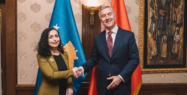 Osmani merr mbështetjen e Presidentit Dukanoviç për anëtarësim në Këshillin e Evropës