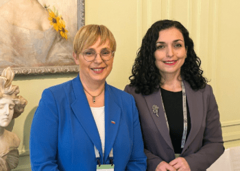 Siguria e Kosovës temë diskutimi në takimin e Osmanit me homologen e saj nga Sllovenia