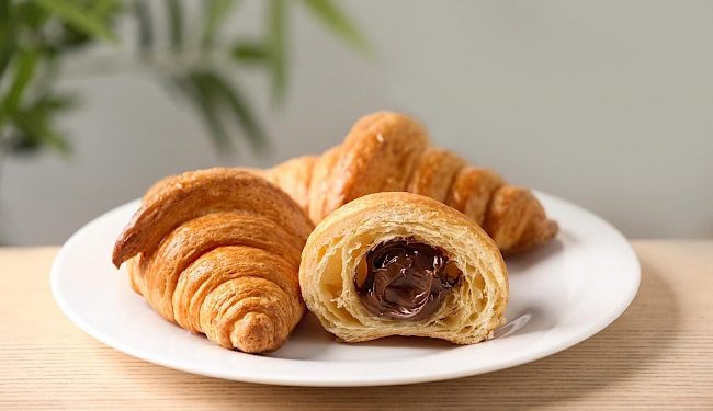 Mini kruasant me çokollatë