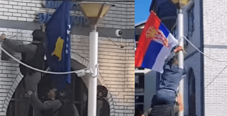 Pse Policia e Kosovës e zhvendosi flamurin nga Komuna e Zubin Potokut?