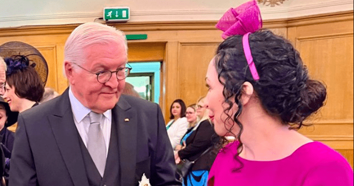 Osmani takon presidentin gjerman, e informon për dialogun Kosovë-Serbi