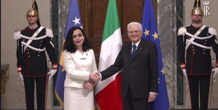 Presidentja Osmani uron Italinë për Ditën e Republikës