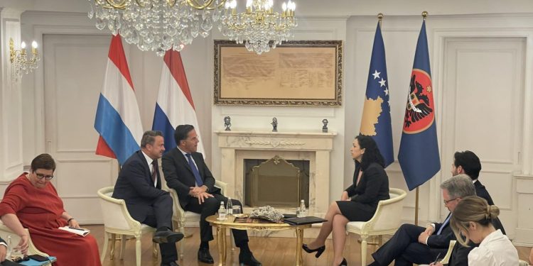 Osmani nis ditën me 2 mysafirë special, kryeminsitrin e Holandës dhe atë nga Luksemburgu