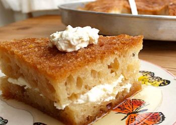 Wow, a keni provuar kek të zier në sherbet, ja eceta e ëmbëlsirës unike