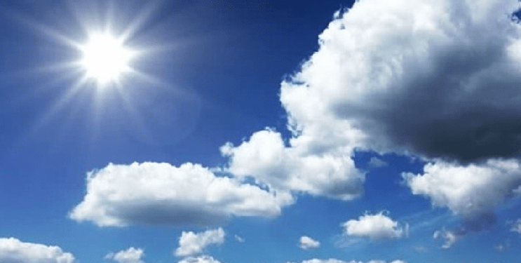 Moti sot me diell e vranësira lokale