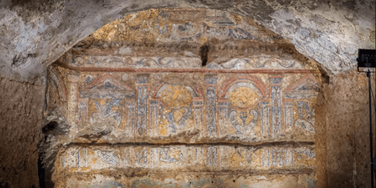 Gjendet mozaiku i varrosur nën Romë 2.300 vjet më parë