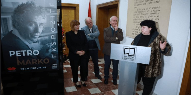 Biblioteka Kombëtare e Shqipërisë organizon ekspozitë për 110 vjetorin e Petro Marko