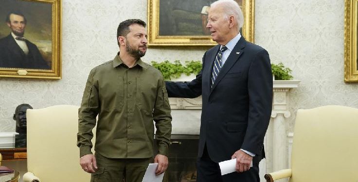 Mbështetja e SHBA-ve për Ukrainën temë e takimit Biden-Zelensky