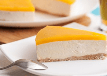 Cheesecake me portokall, pa pjekje