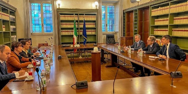 Gërvalla në takim me Kryetarin për Politika të BE-së në Itali, flasin për integrimin në BE