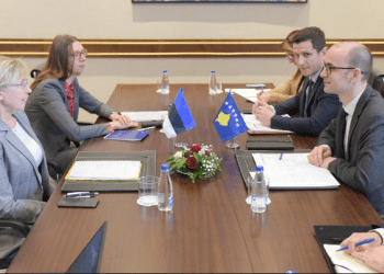 Ahmeti takon ministren e Estonisë, u zhvilluan konsultimet politike midis 2 vendeve