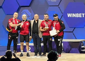 Kombëtarja shqiptare rrëmbyen 3 medalje argjendi në kampionatin evropian të peshëngritjes